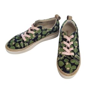 Spenco Ortho Sneaker Stretch Gore Laces Slip-On Malibu Camo Dark Navy 10